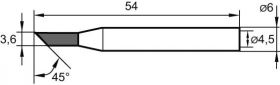Bevelled solder tip 45Grad 0162LD Ersa