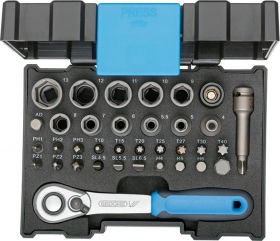 KLJUČI NASADNI 1/4" GRT 35 KOS 666-U-20 GEDORE