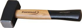 Club hammer DIN6475 with hickory handle 1000g FORMAT