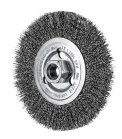 ŠČETKA RBU krožna z navojem M14 JEKLENA PFERD